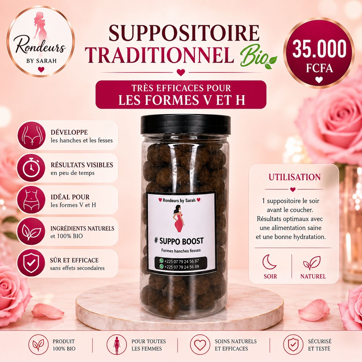 Suppositoire Traditionnel Bio